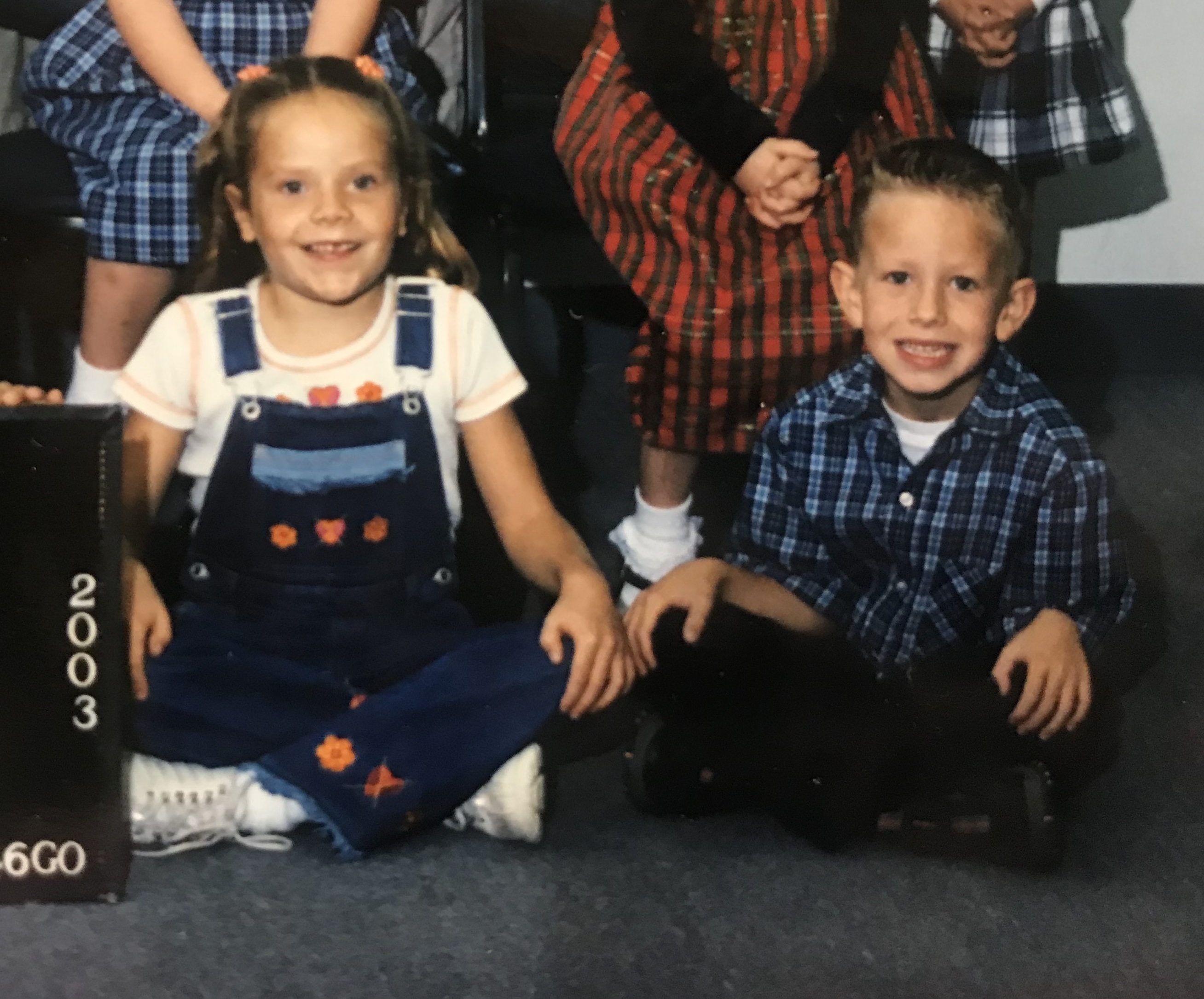 Colton and Carly side by side 2003