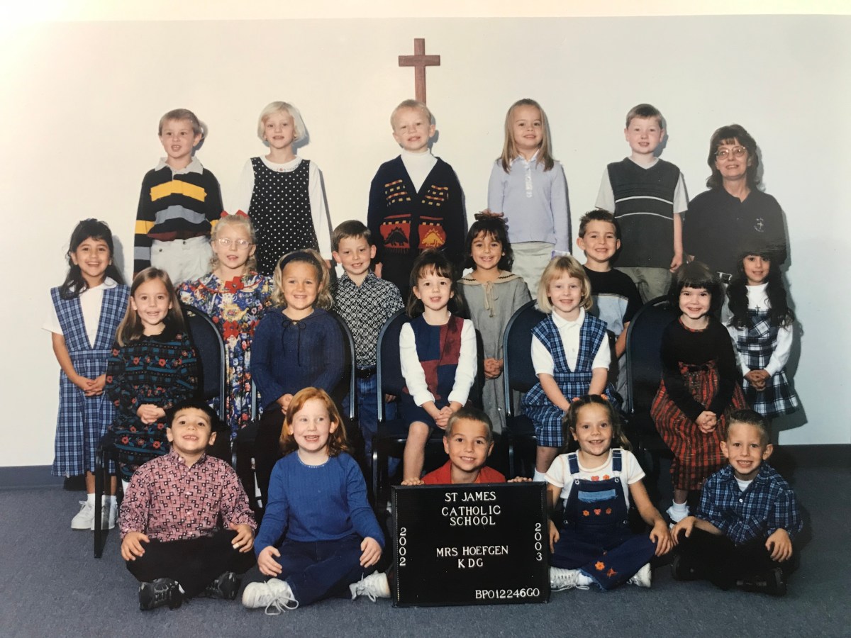 kindergarten pic colton and carly